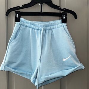 Nike Women's Sky Blue Athletic Shorts